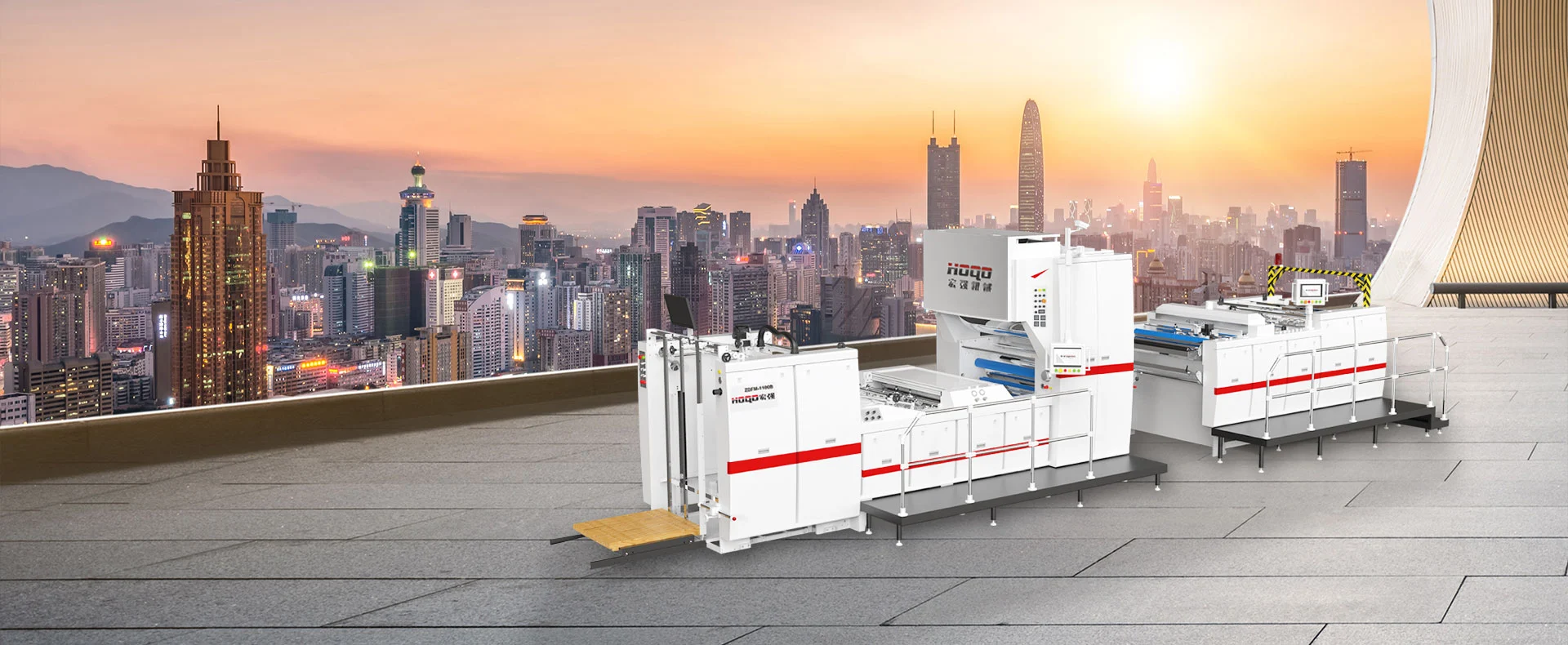 အလိုအလျောက် Laminating စက်စက်ရုံ