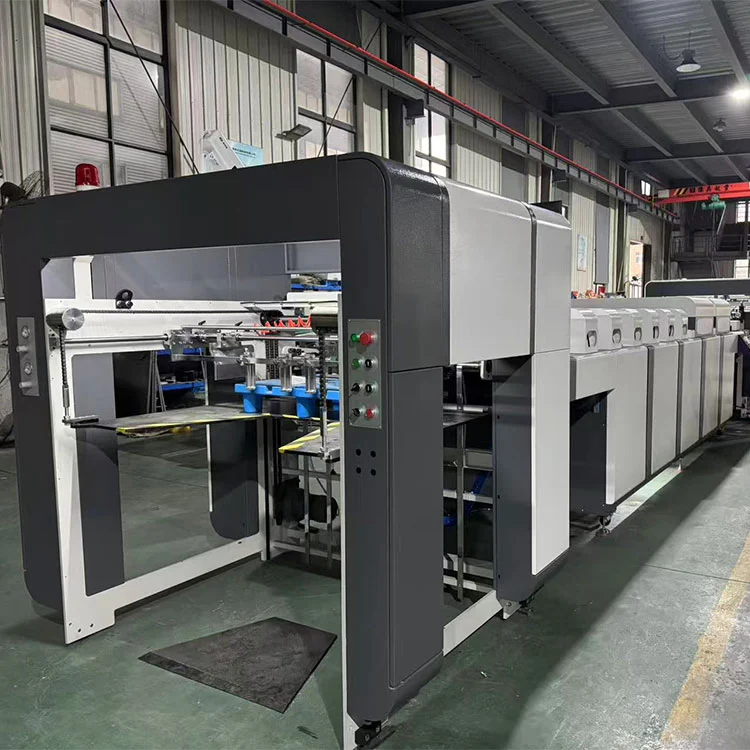 အလိုအလျောက် ပါးလွှာသောစက္ကူ UV ဆီအရောင်တင်စက်