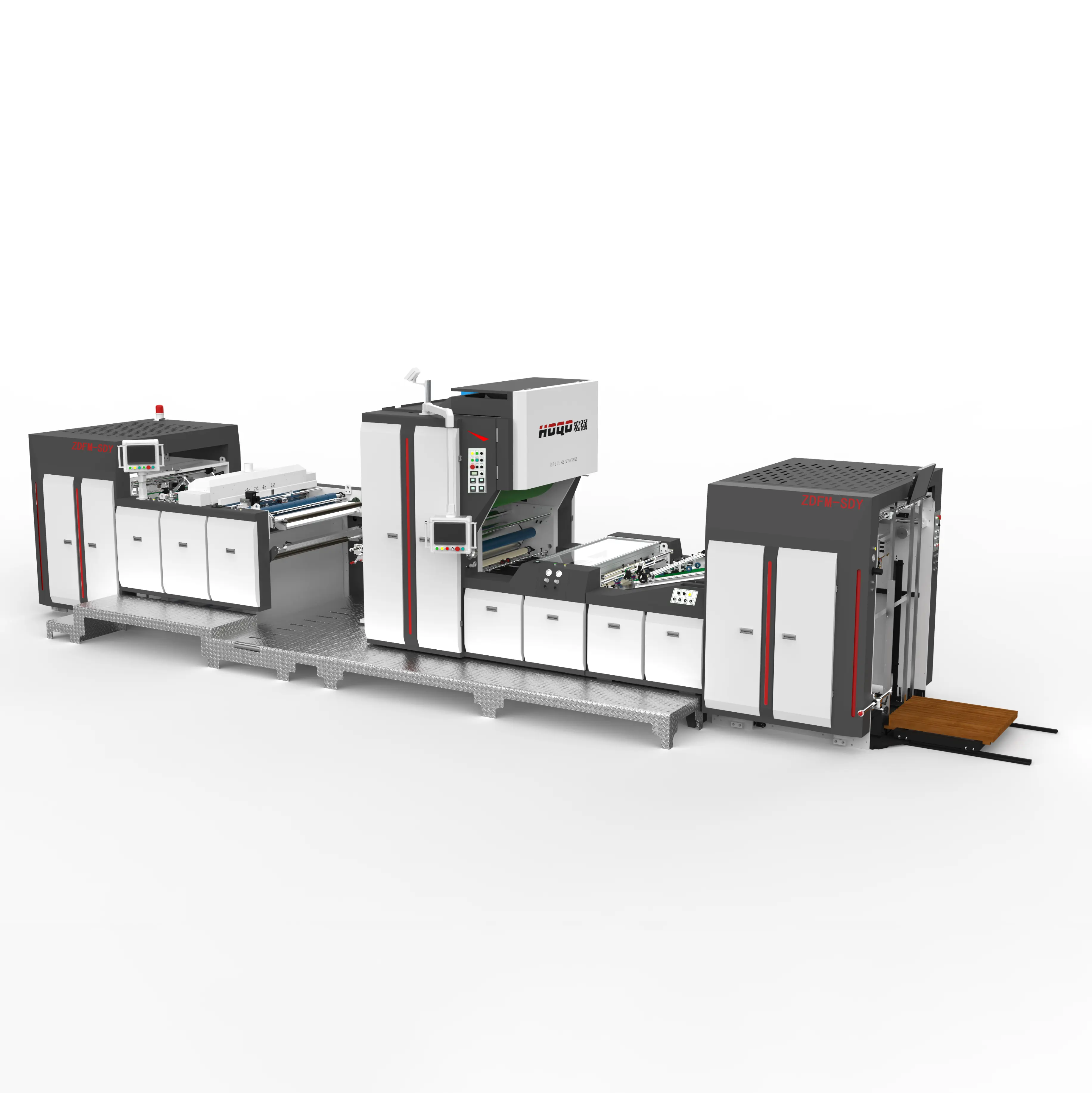 Intelligent Servo Hot Knife Powder-Removal Laminating Machine