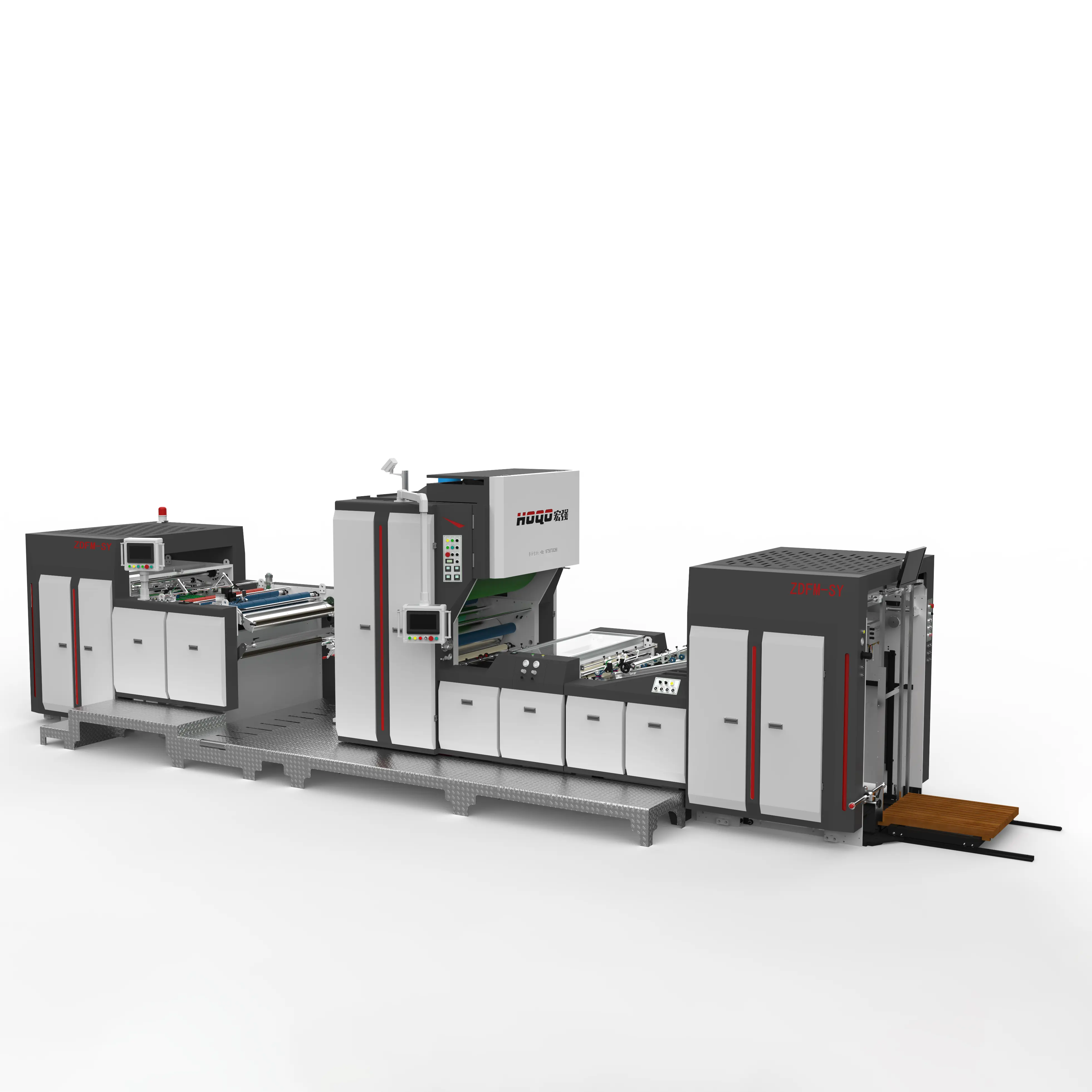 Intelligent Servo Powder-Removal Laminating စက်